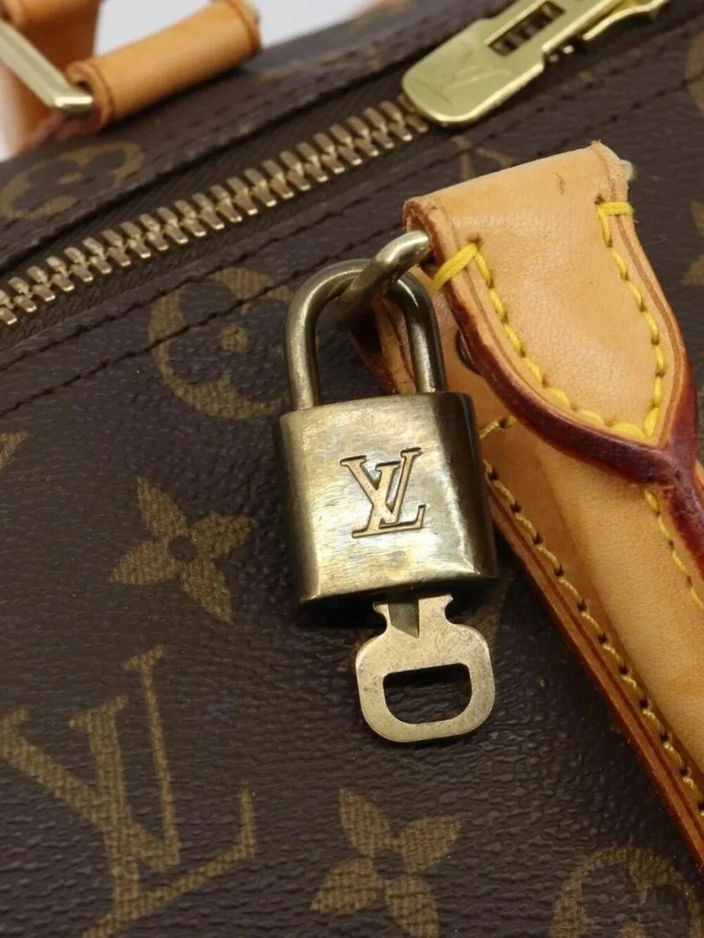 LOUIS VUITTON Monogram Keepall 45 Boston Bag M41428 LV Auth 184378A